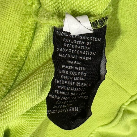 Black Pyramid Neon Cropped Hoodie Women’s Small - Picture 3 of 6